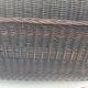 Old blackened Bressan wicker basket