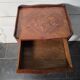 Louis XV style bedside table in marquetry with 3 drawers.