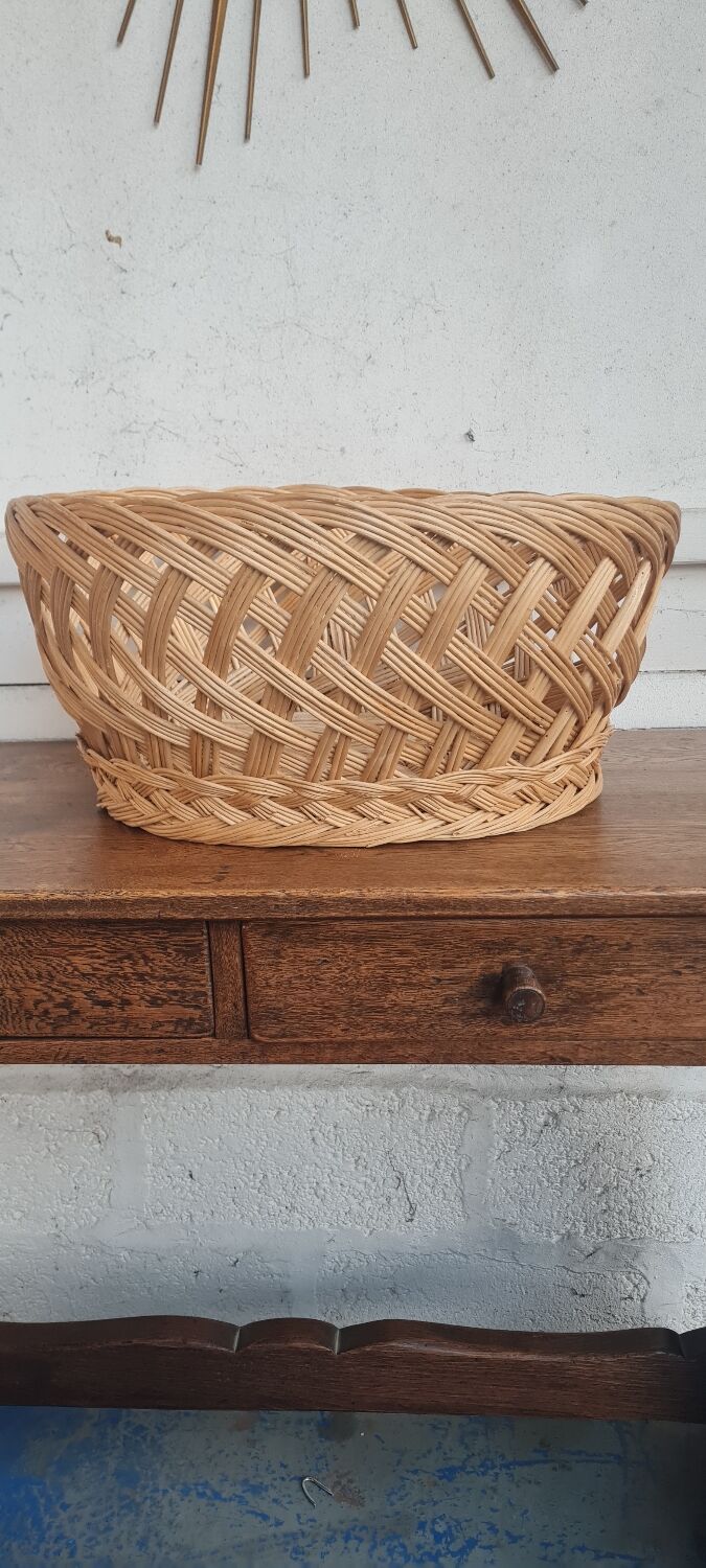 Vintage wicker basket