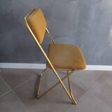 70's folding chair in velvet