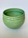 Vintage jade green cracked ceramic pot