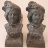 Pair of ancient cast iron channels