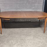 Vintage teak Scandinavian table from the 1960s by Johannes Andersen.