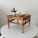 Vintage bamboo bedside table from the 70s.