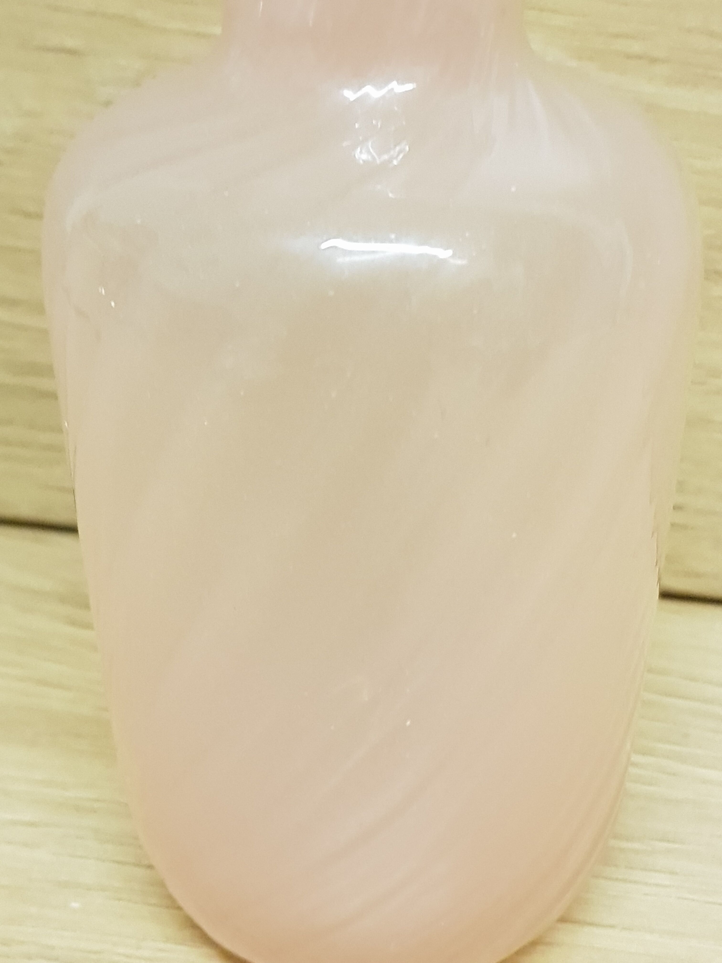Pink opaline perfume bottle