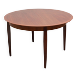 1960s extendible diningtable walnut by Lübke