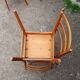 Set of 6 teak chairs and imitation black leather an 60 scandinavian design