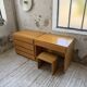Bureau + commode + tabouret pin Maison Regain Savoie