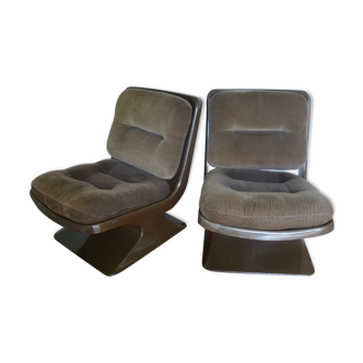 Pair of Albert Jacob heaters 70s