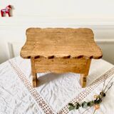 Petit banc coffre en bois vintage