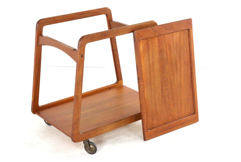Sika mobler trolley 'Knebel' with reversible top - danisg design in teak