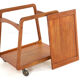 Sika mobler trolley 'Knebel' with reversible top - danisg design in teak