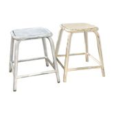 Paire de tabourets d’atelier industriel