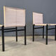 Ensemble de 6 chaises de salle à manger "Mastro" par Afra et Tobia Scarpa pour Molteni, Italie, années 1980.