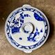 Large soup tureen Creil & Montereau in blue ironstone, "Japan" service.