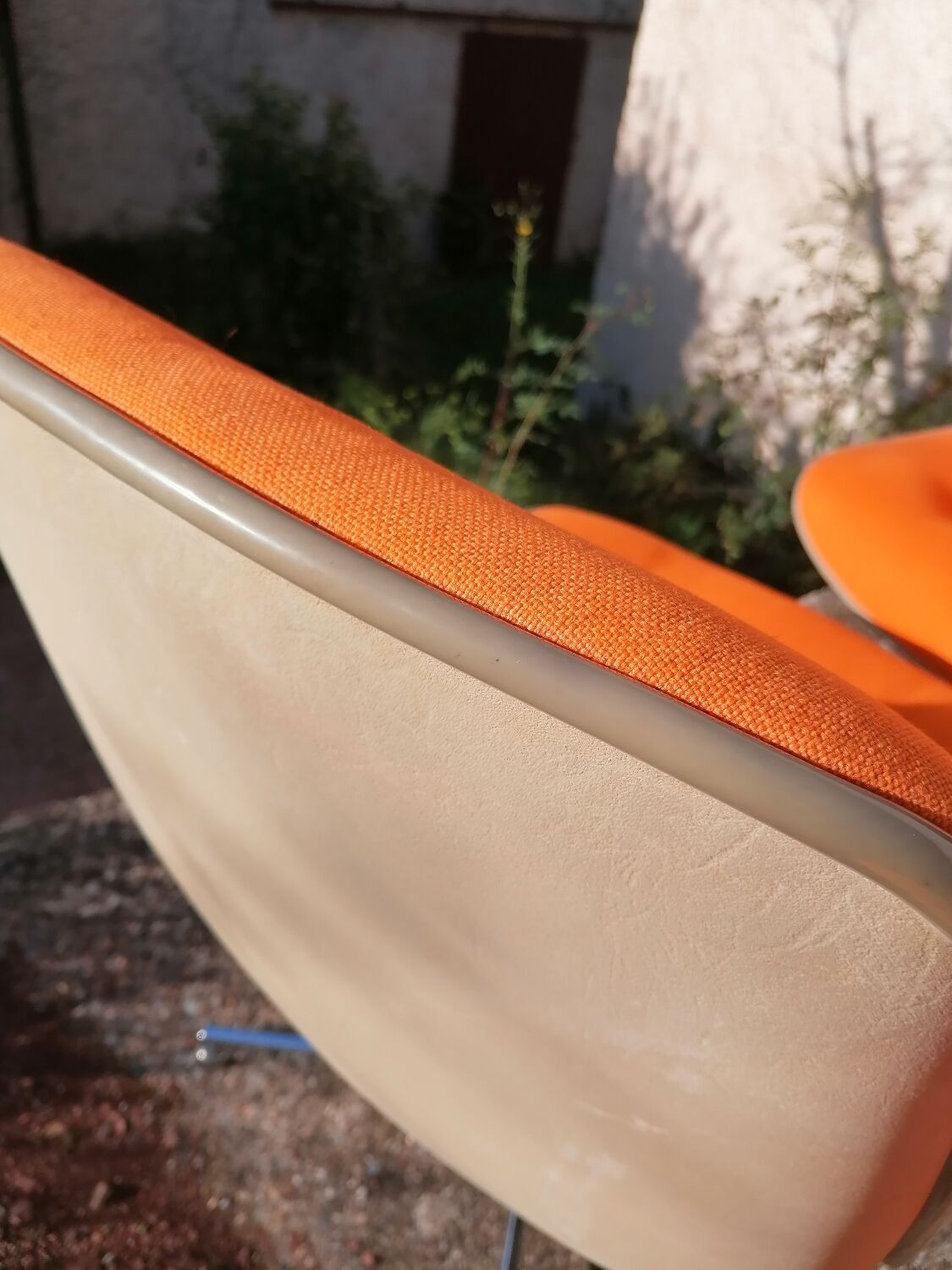 Set of 4 vintage Steelcase Strafor office chairs by Randall Buck.