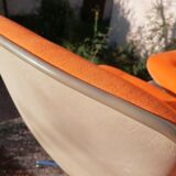 Set of 4 vintage Steelcase Strafor office chairs by Randall Buck.