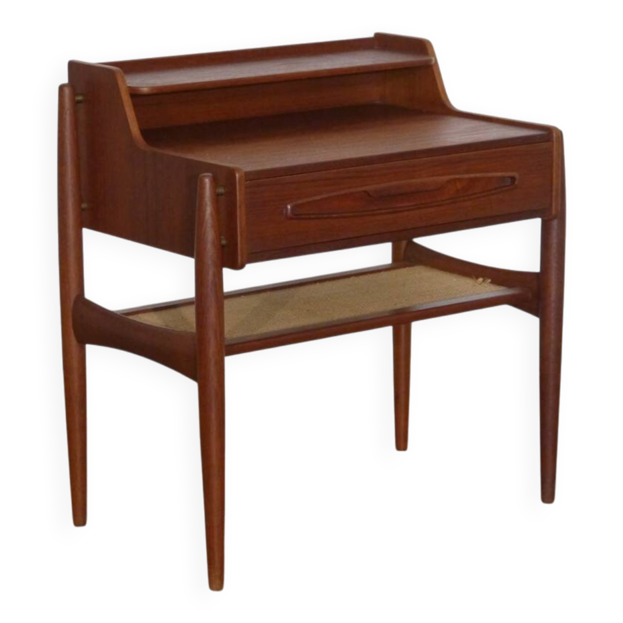 Danish teak side or bedside table from the 1960s.