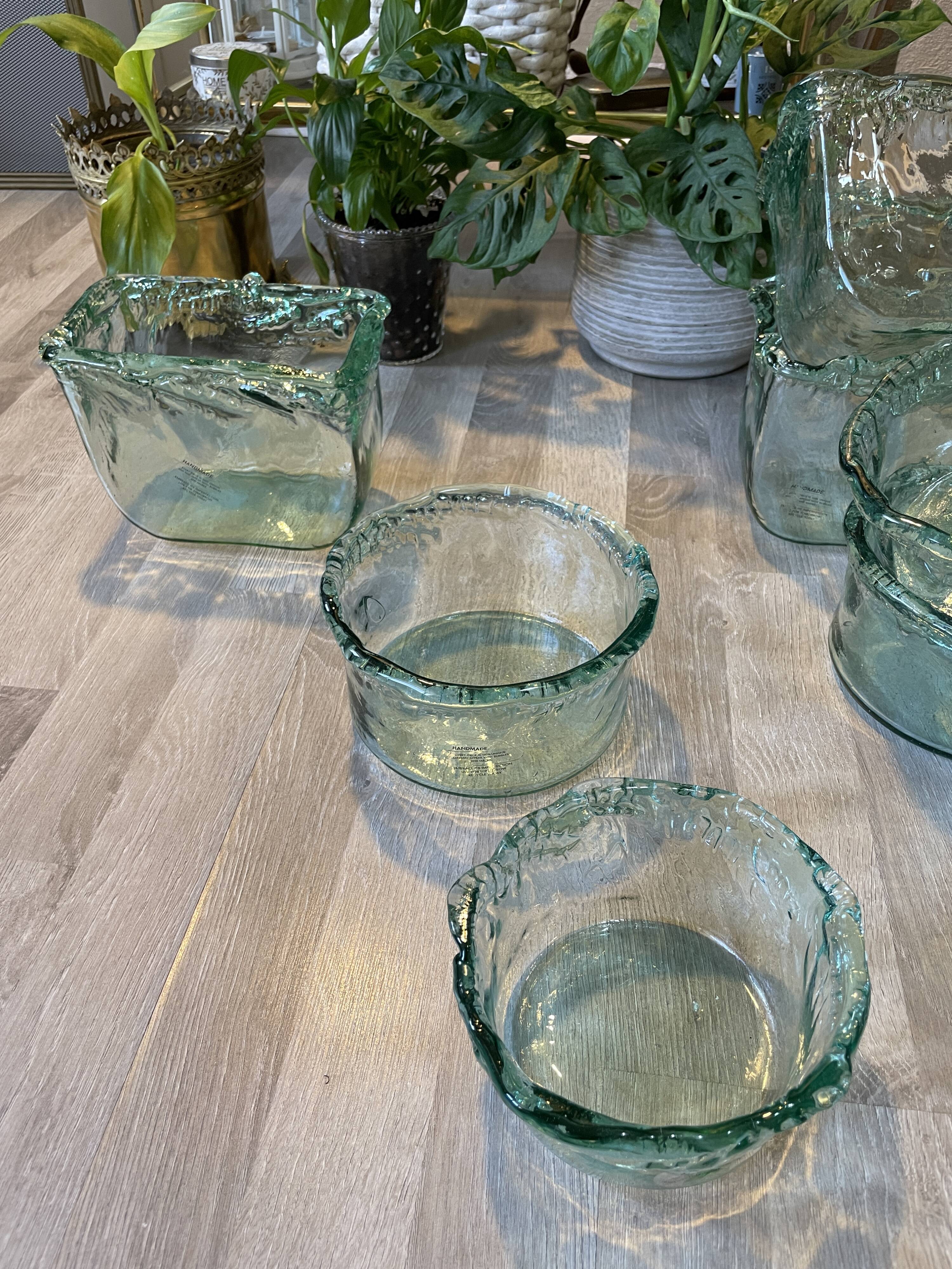 Medium Free Form Organic Glass Jar