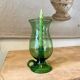 Green blown glass photophore