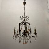 Florentine Murano Glass Drop Chandelier