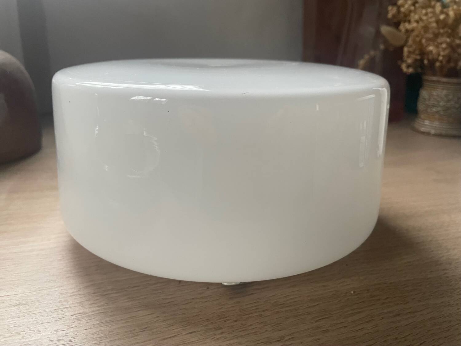 Opaline ceiling light, 1960s