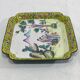 Asian enameled copper tray