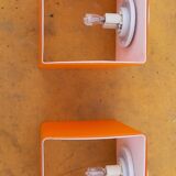 Pair of vintage wall lamps from the 70s