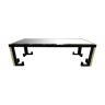 Vintage italian greek key coffee table, 1970s