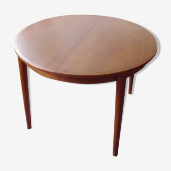 Samcom Scandinavian table in vintage teak design Denmark