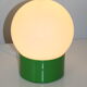Lampe acier vert opaline