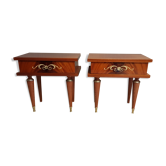Paire de chevets vintage années 50/60