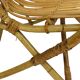 Vintage Rattan Lounge Chair Armchair Rohé Noordwolde