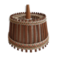 Suspension vintage bois