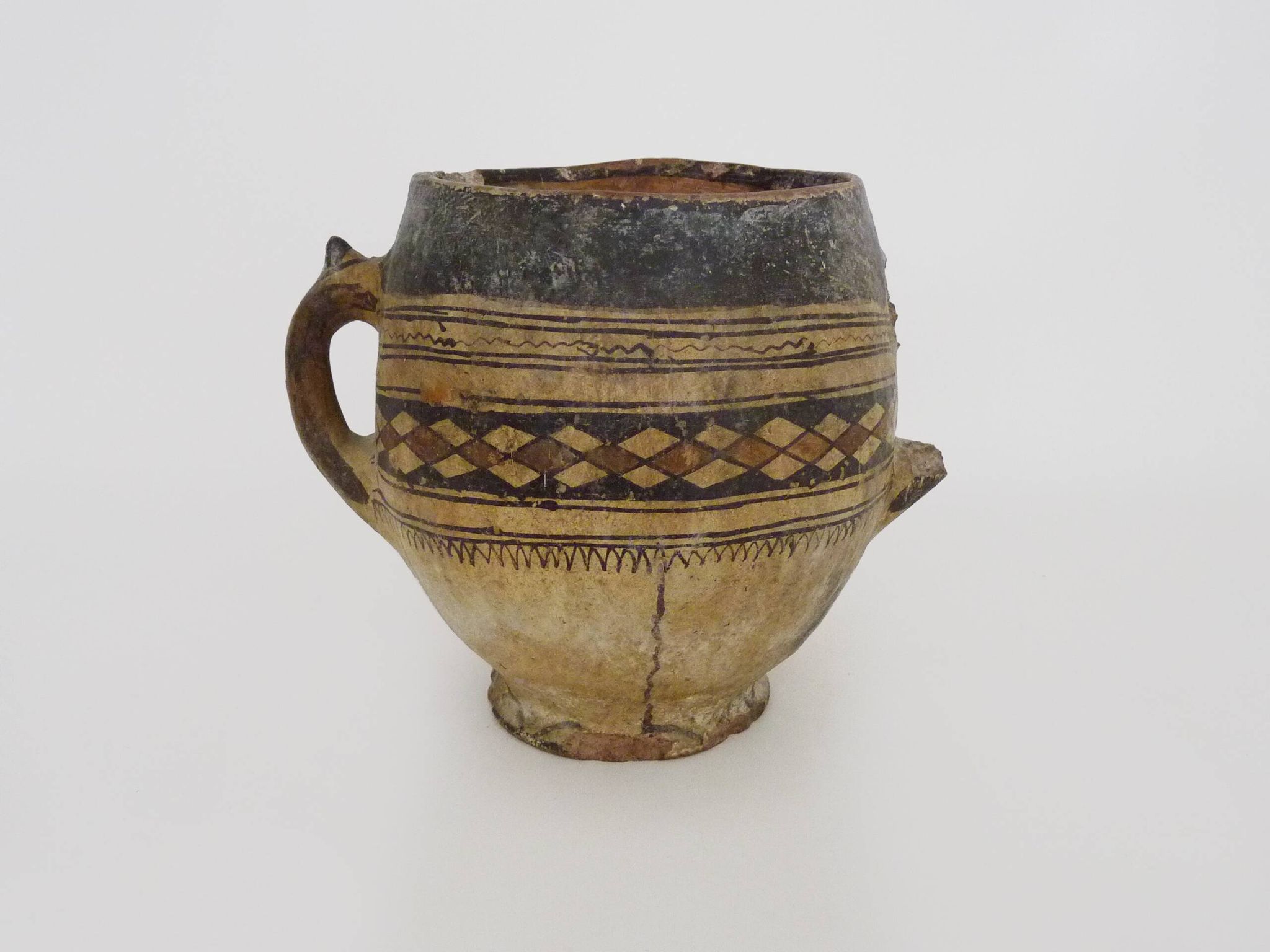 Iddeqi poterie kabyle, Kabyle ,Berbere. Art populaire Kabyle. Années 30 40