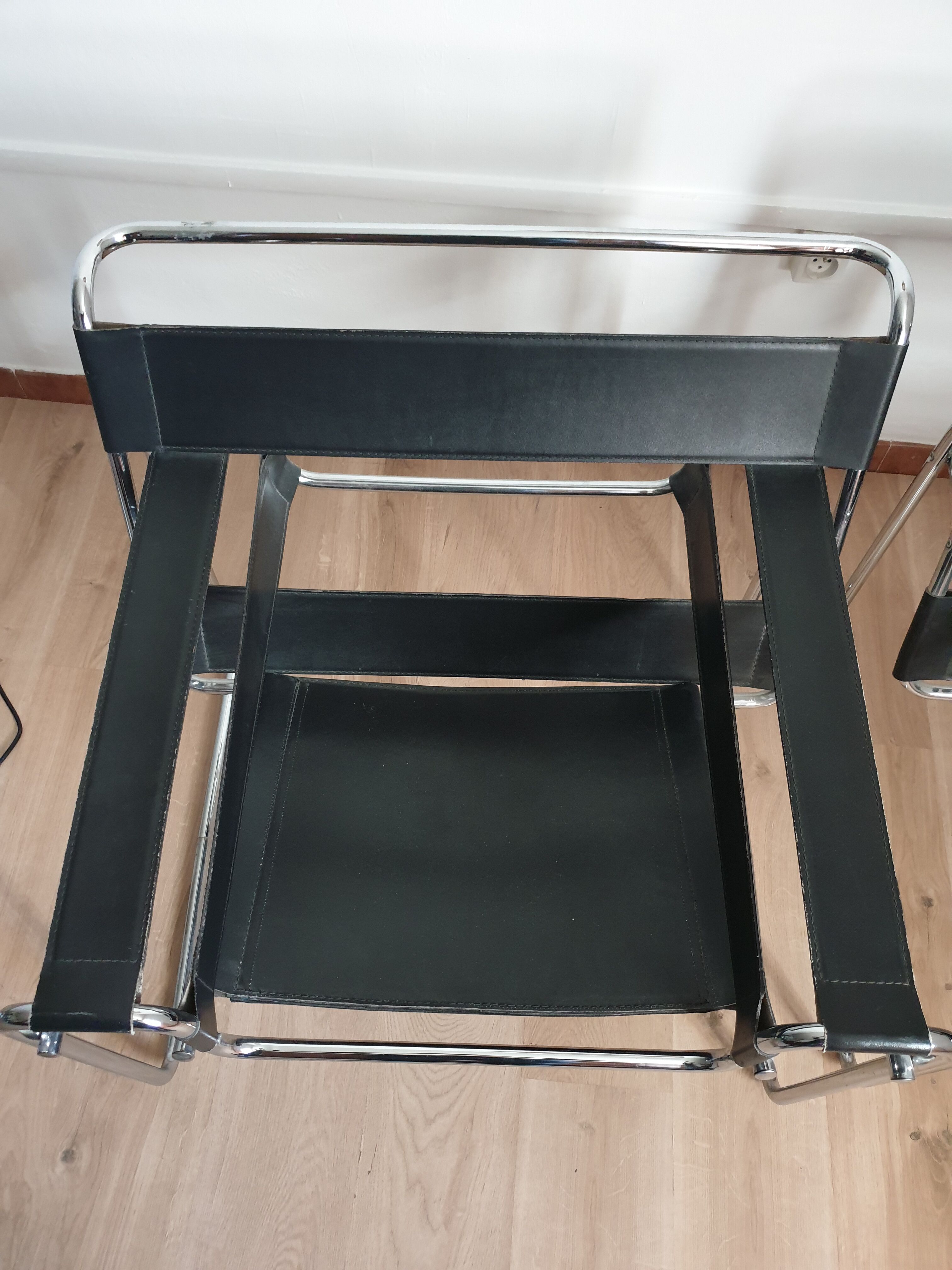 Paire de fauteuils wassily de Marcel Breuer