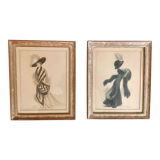 Set of 2 paintings