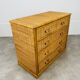 Commode rotin vintage
