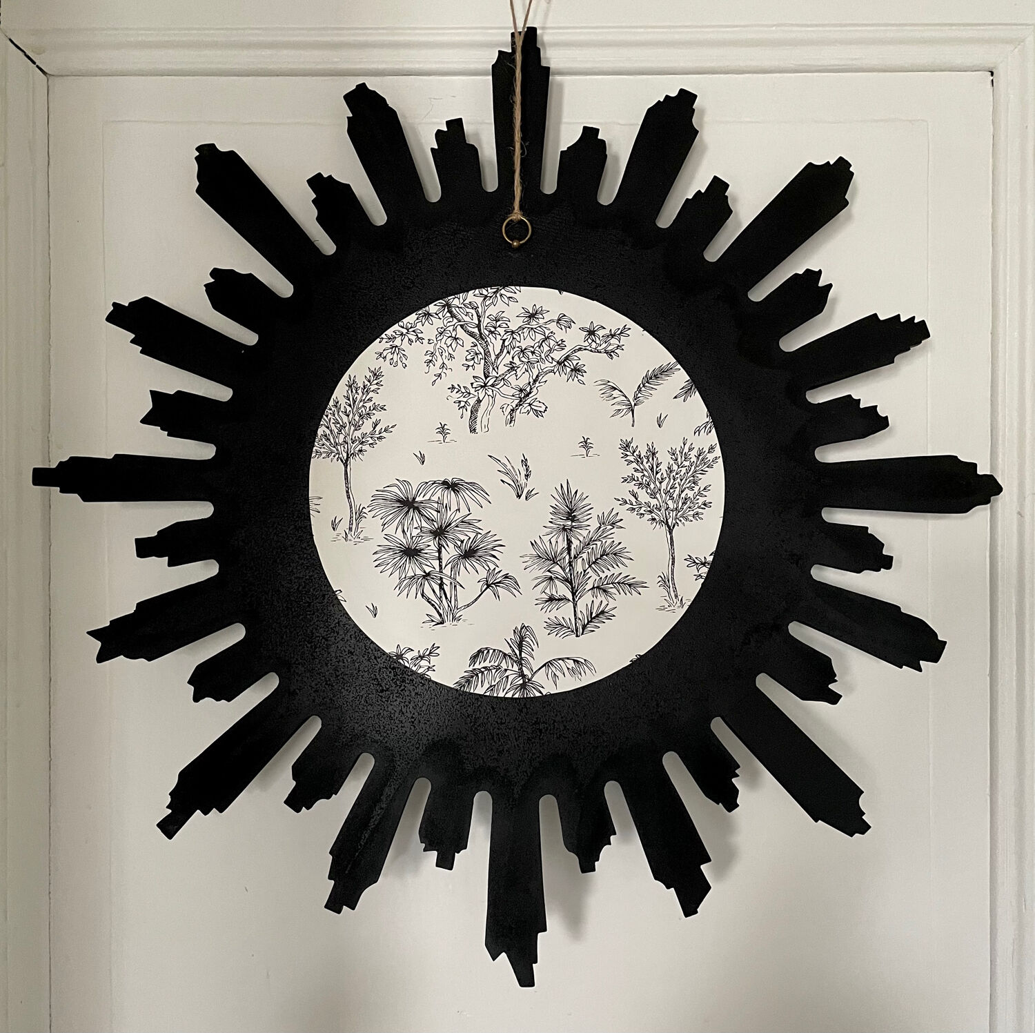 Vintage sun mirror witch's eye