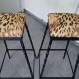 4 brutalist stools from 1950
