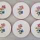 Flat faience plates from Saint-Amand Ceranord vintage maïté model