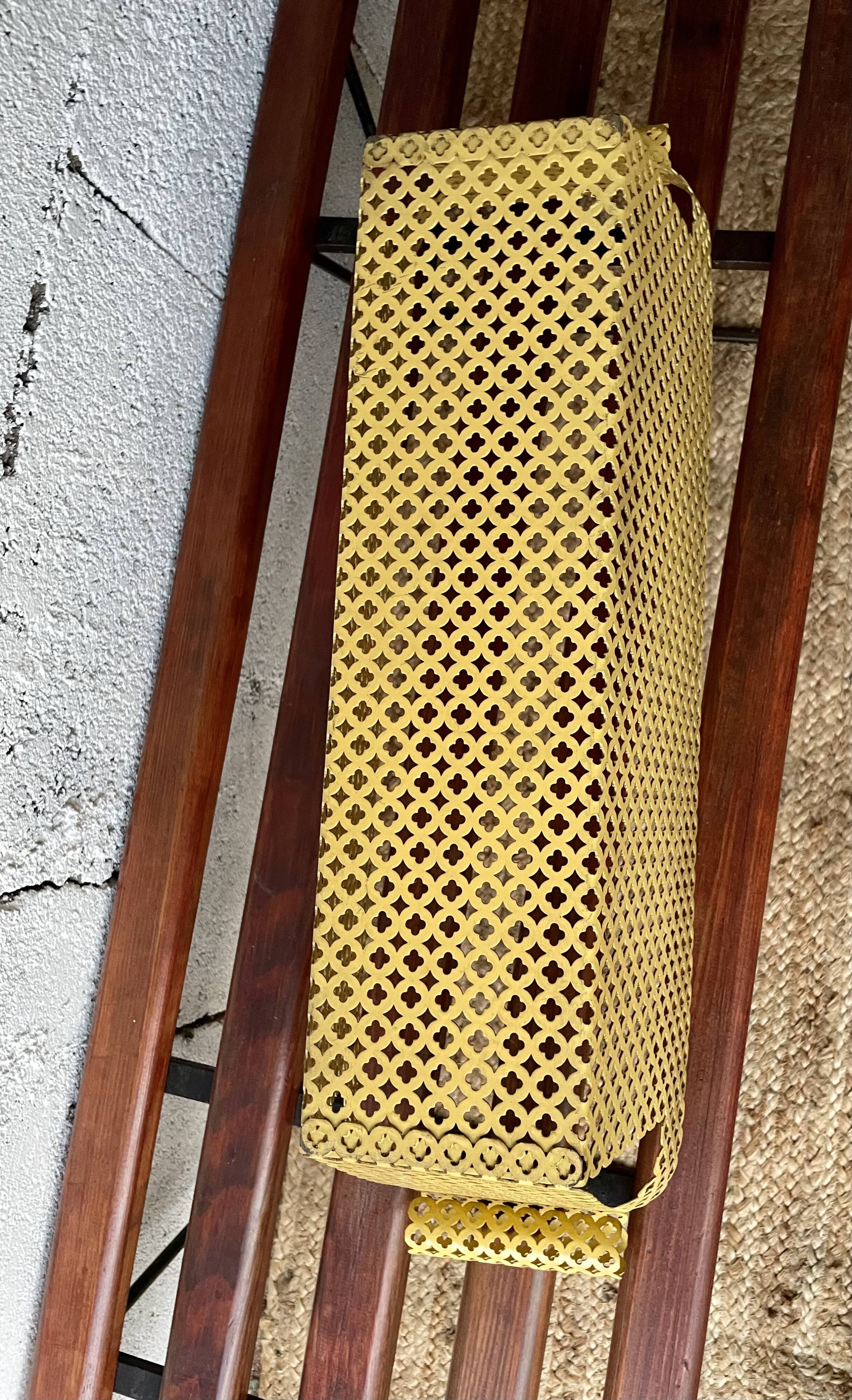 Perforated sheet metal planter
