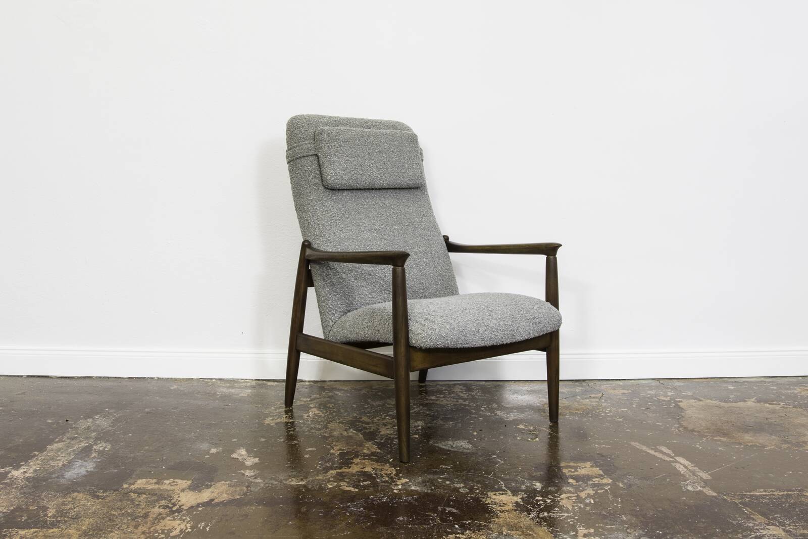 Mid-Century High Back Armchair by Edmund Homa, GFM, Poland, 1960s