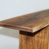 Farm bench in chene
