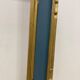 Cadre vintage bleu et or