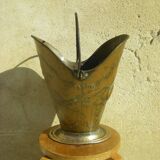 Old copper coal bucket