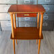 Sellette console années 60, acajou