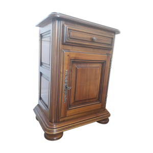 table de chevet en noyer