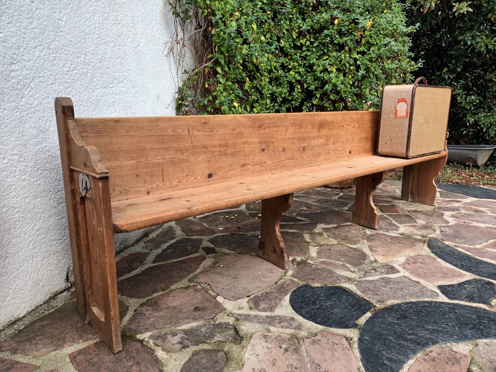Old church pew, 263 cm