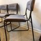4 chaises scandinaves noyer, 1970